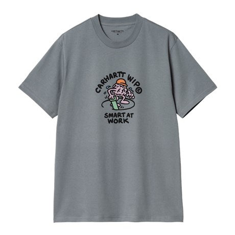 Carhartt WIP Smart Tee Dove Grey Front Image