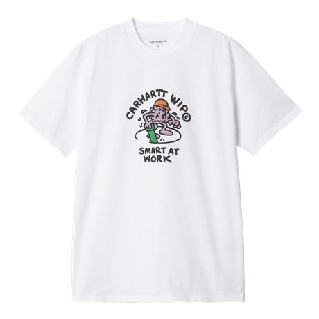 Carhartt WIP Smart Tee White Front Image