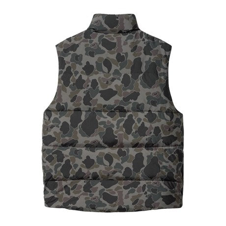 Carhartt WIP Springfield Vest Camo Duck Grey Hamilton Brown Back