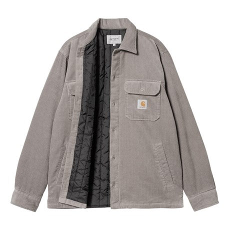 Carhartt WIP Whitsome Cord Shirt Jacket Misty Grey Inner Detail