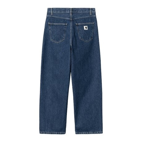 Carhartt WIP Womens Brandon Pant Smith Denim Blue Stone Washed Back