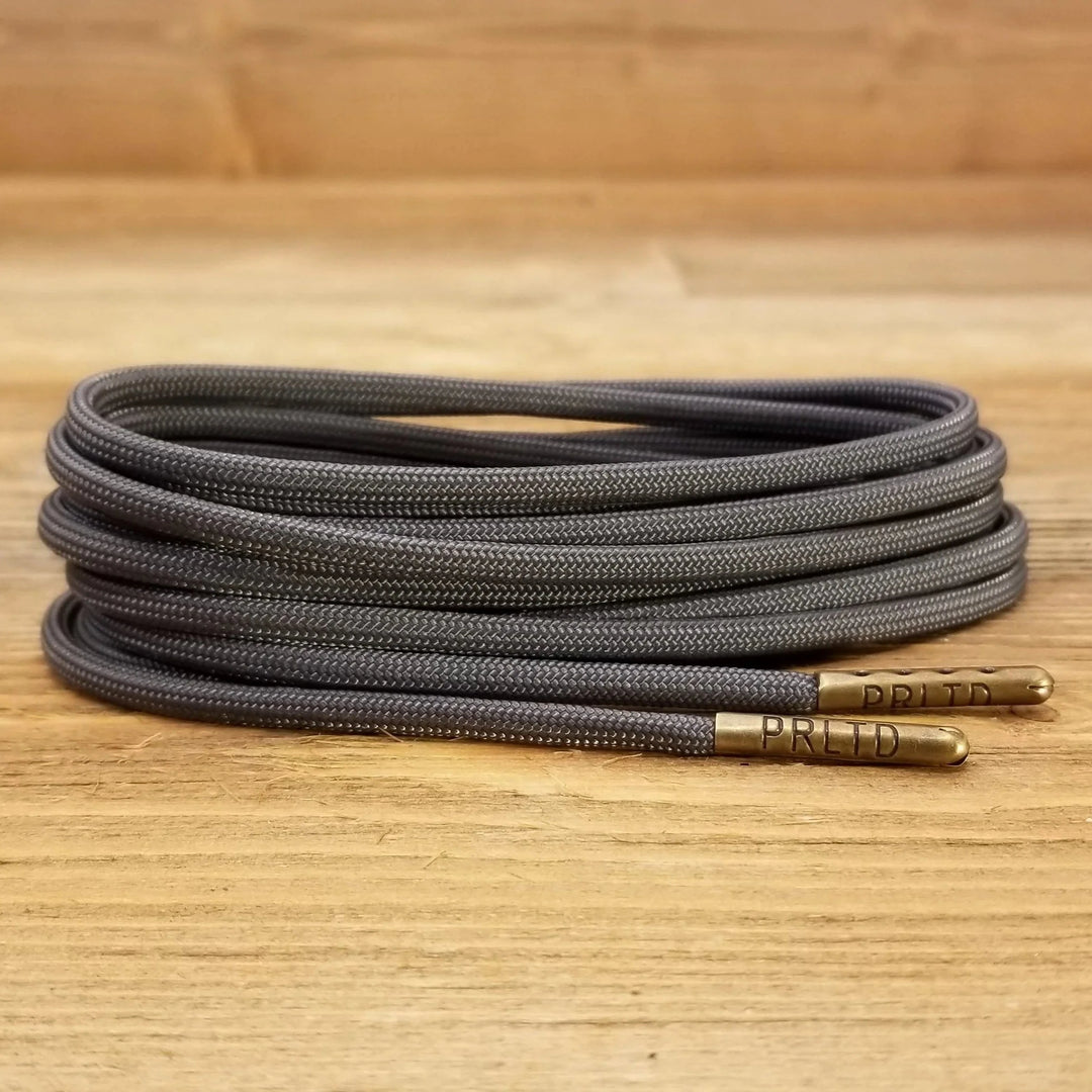 Paracord Laces Charcoal Grey 36" & 48"