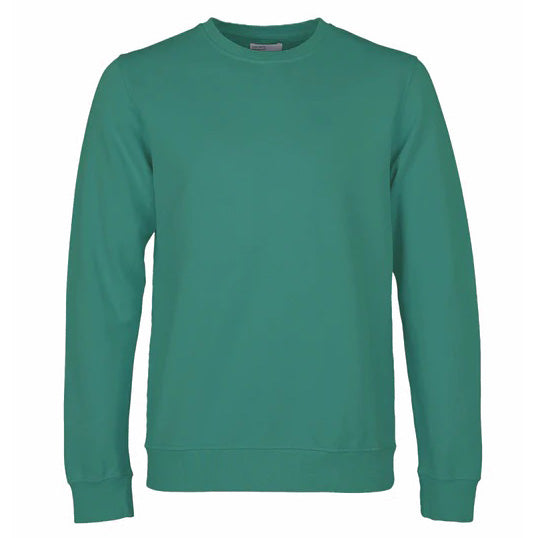 Organic Crew Sweat Ocean Green