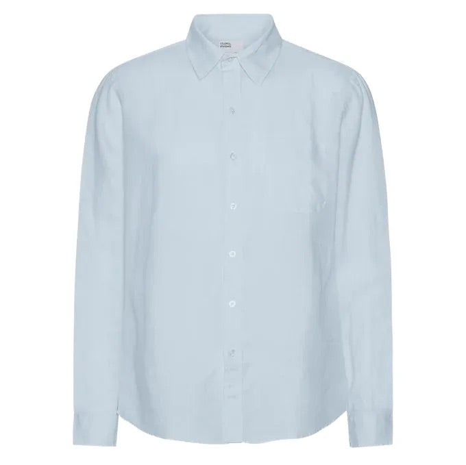Colorful Standard L/S Linen Shirt Polar Blue