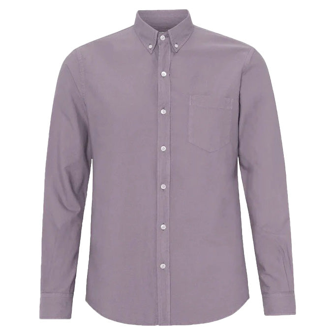 Organic Button Down Shirt Purple Haze