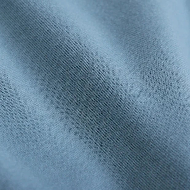 Colorful Standard Organic Crew Sweat Stone Blue Image Fabric Image