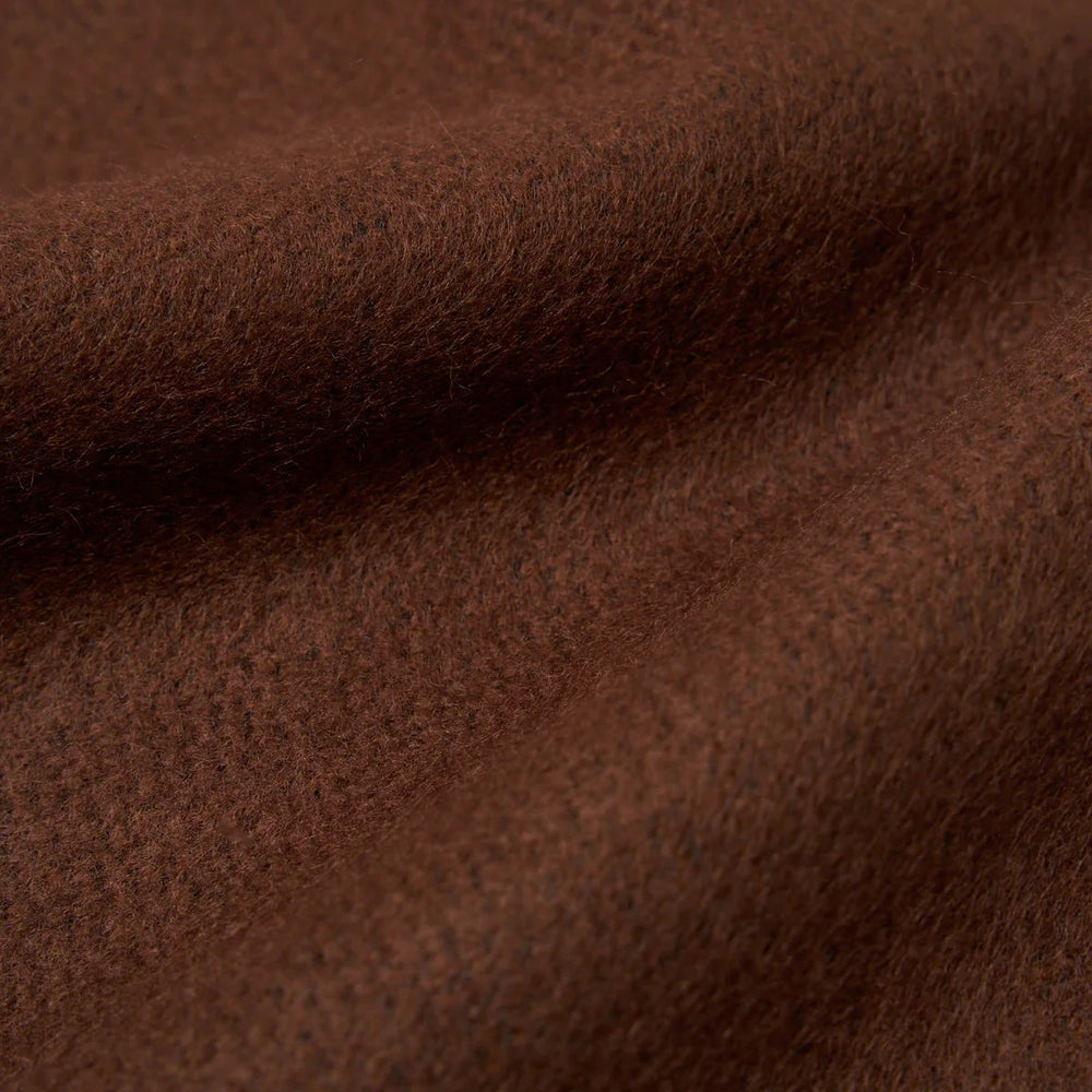 Universal Works Double Sided Scarf Brown Fabric