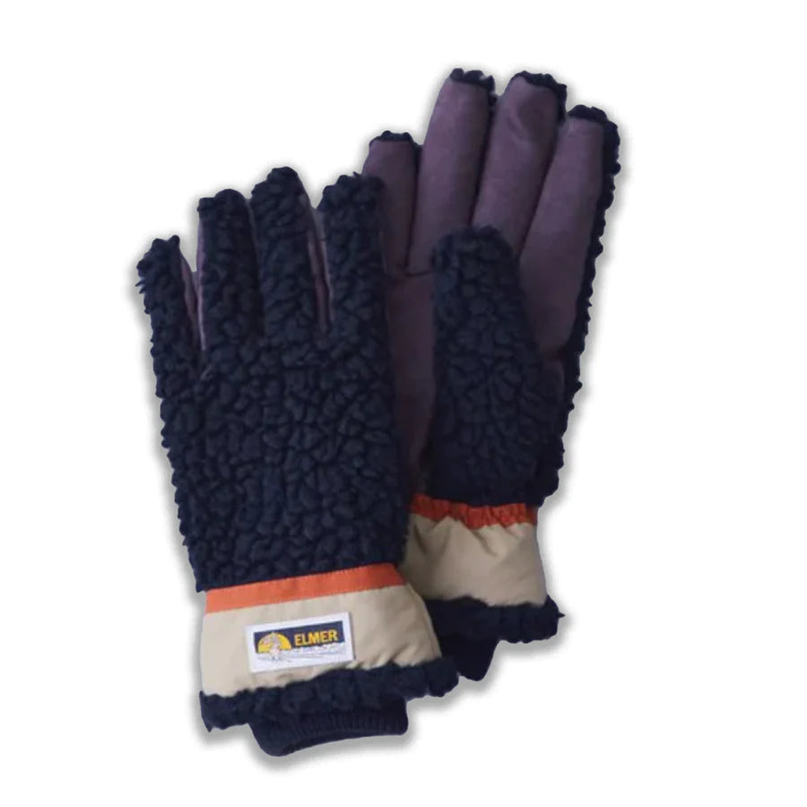 Elmer Gloves Deep Wool Pile Conductive Glove Navy