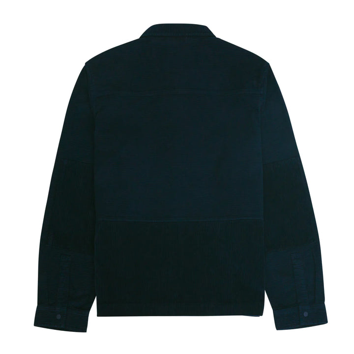 FOLK Assembly Cord Mix Worker Jacket Navy Back