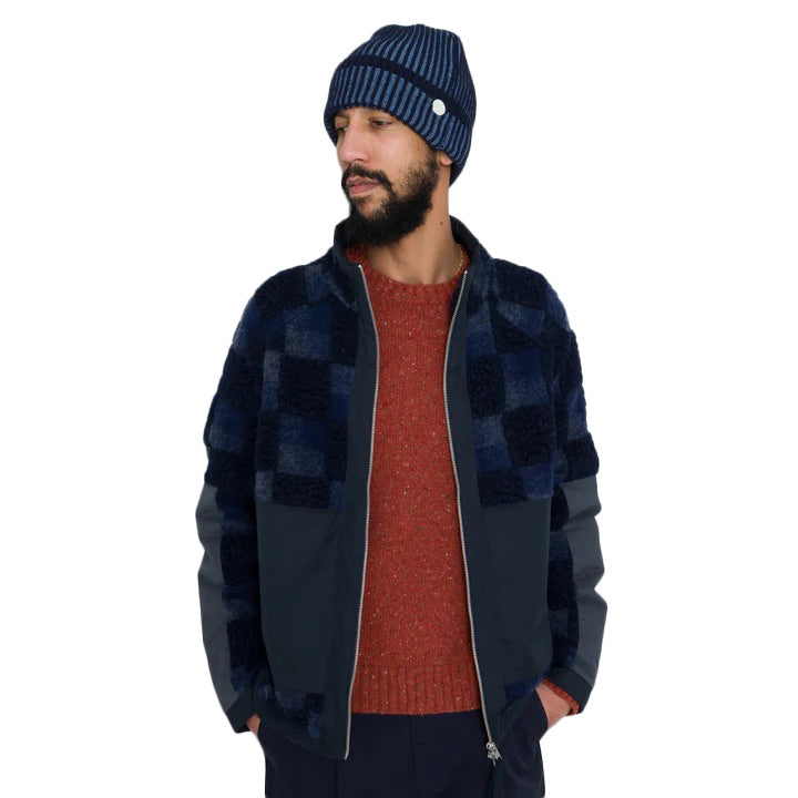 Signal Fleece Navy Checkerboard Navy