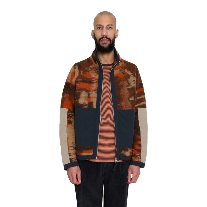 Signal Fleece Multi Jacquard Rust