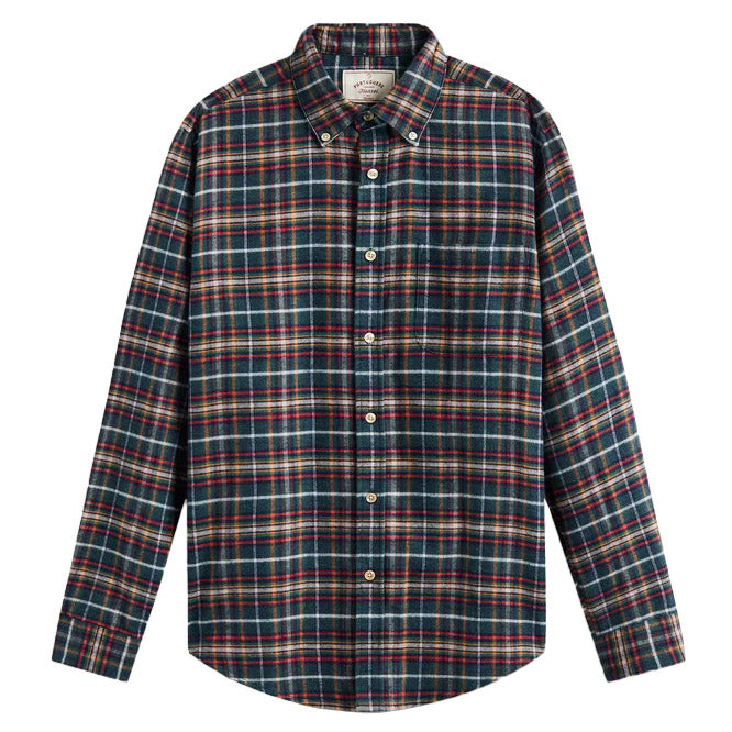 Forest Train B/D Check Shirt Green