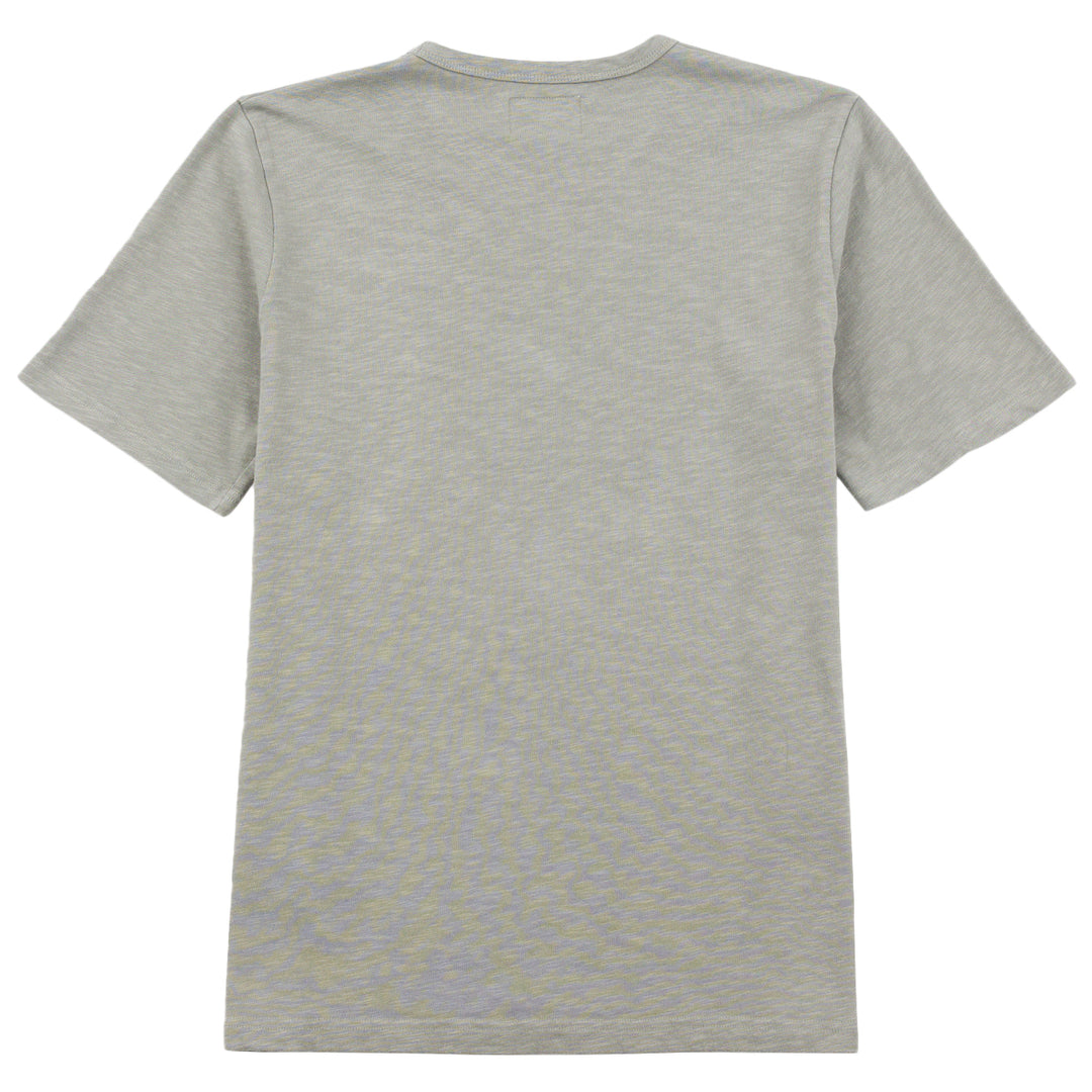 Folk Slub Tee Light Sage Back