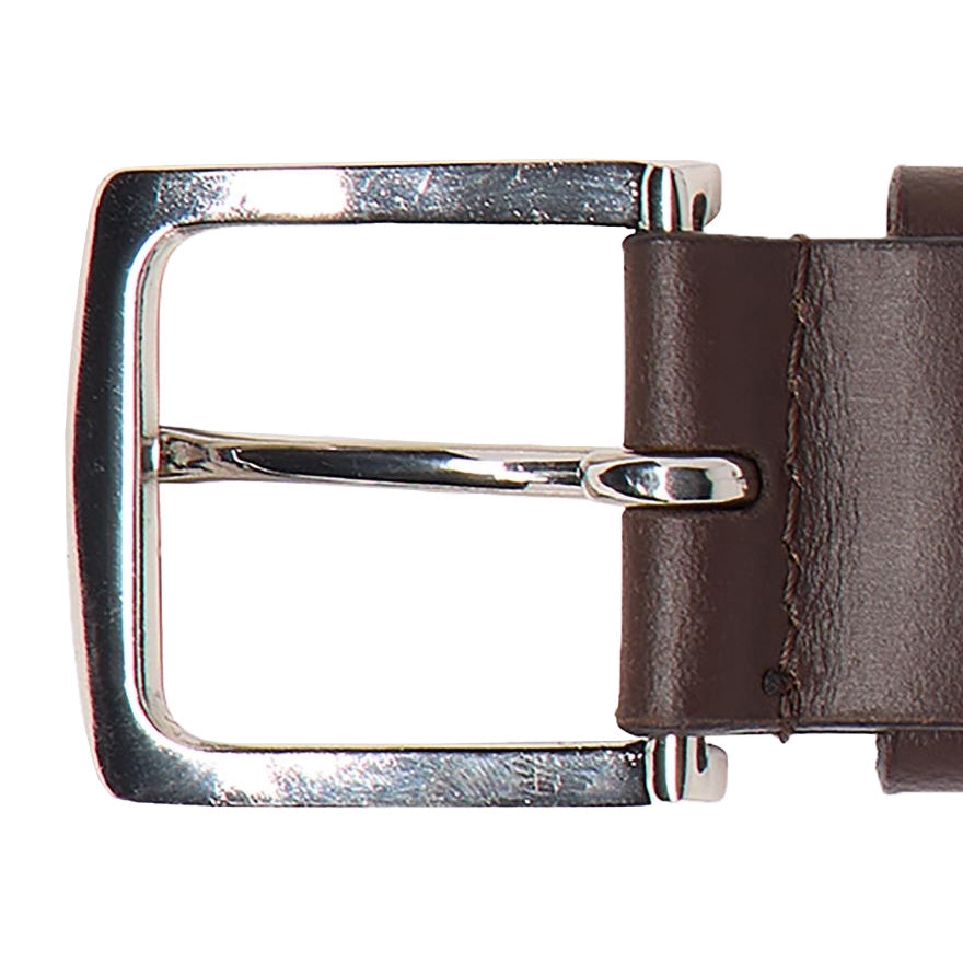 Forever Buffalo Grain Leather Belt Dark Brown