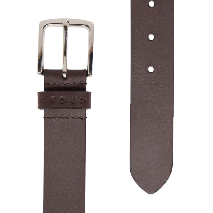 Forever Buffalo Grain Leather Belt Dark Brown