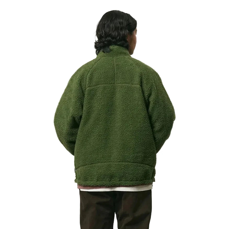 Gramicci Reversible Sherpa Jacket Olive/Navy Back