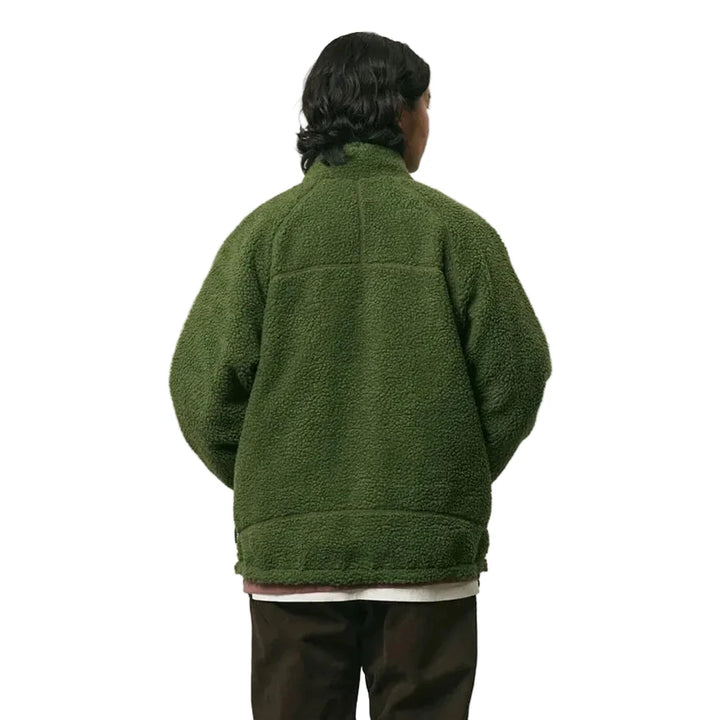 Gramicci Reversible Sherpa Jacket Olive/Navy Back