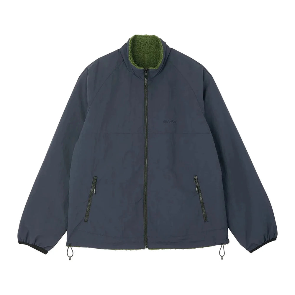 Gramicci Reversible Sherpa Jacket Olive/Navy Reverse