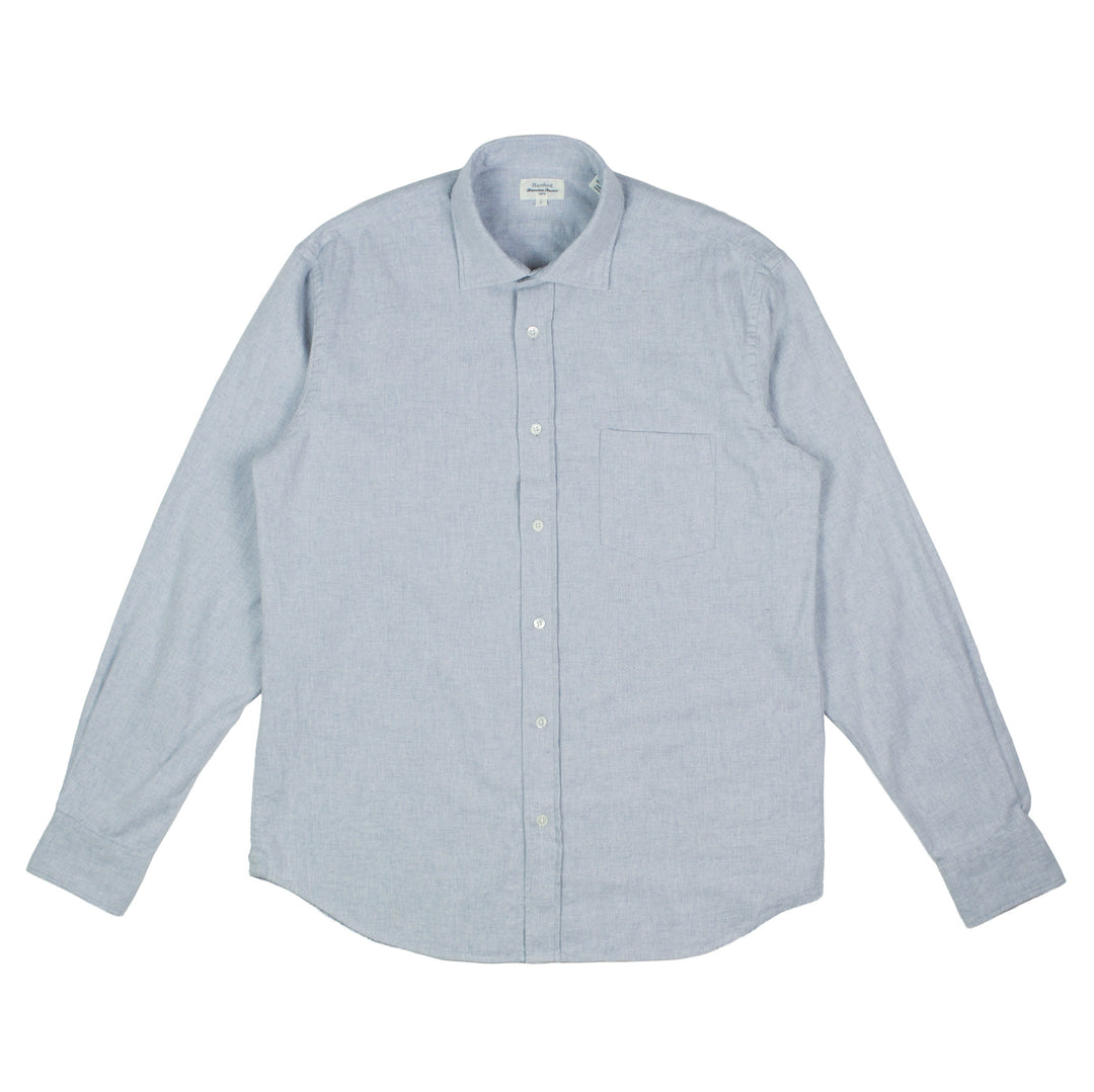 Hartford Paul Woven Flannel Shirt Sky