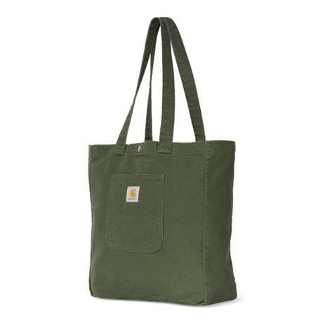 Carhartt WIP Bayfield Tote Dearborn Canvas Tarragon Rinsed Side Image