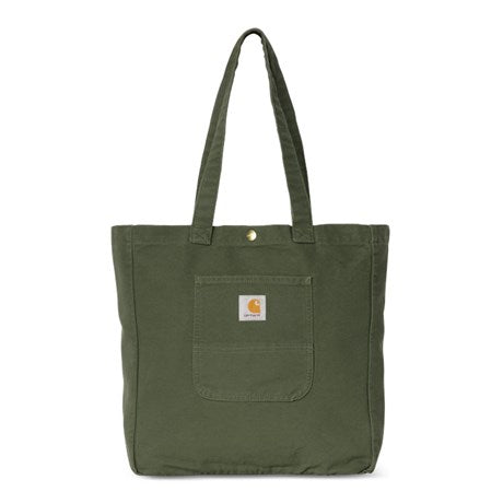 Carhartt WIP Bayfield Tote Dearborn Canvas Tarragon Rinsed Front Image