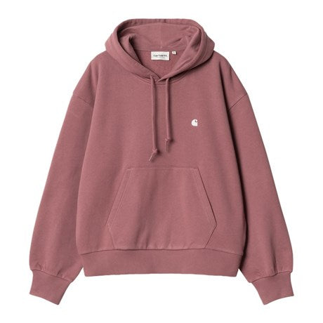 Women Hooded Casey Sweatshirt Dusky Pink / Silver