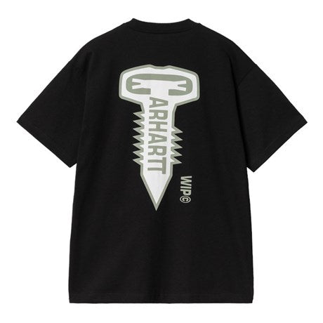 Carhartt WIP Cross Screw Tee  Black Back Image