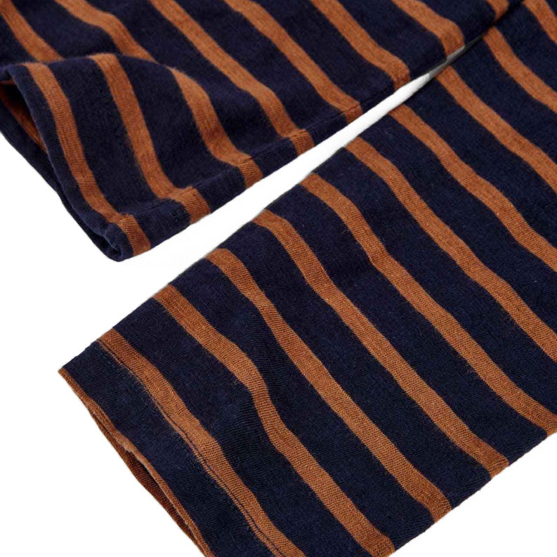 Ondarroa Long Sleeve Striped Tee Navy / Oxide