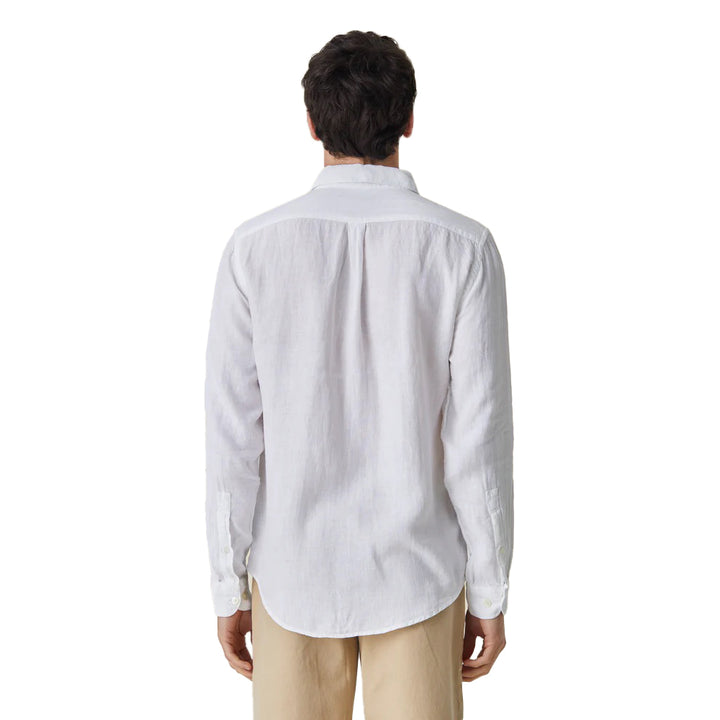 Linen Long Sleeve Shirt White