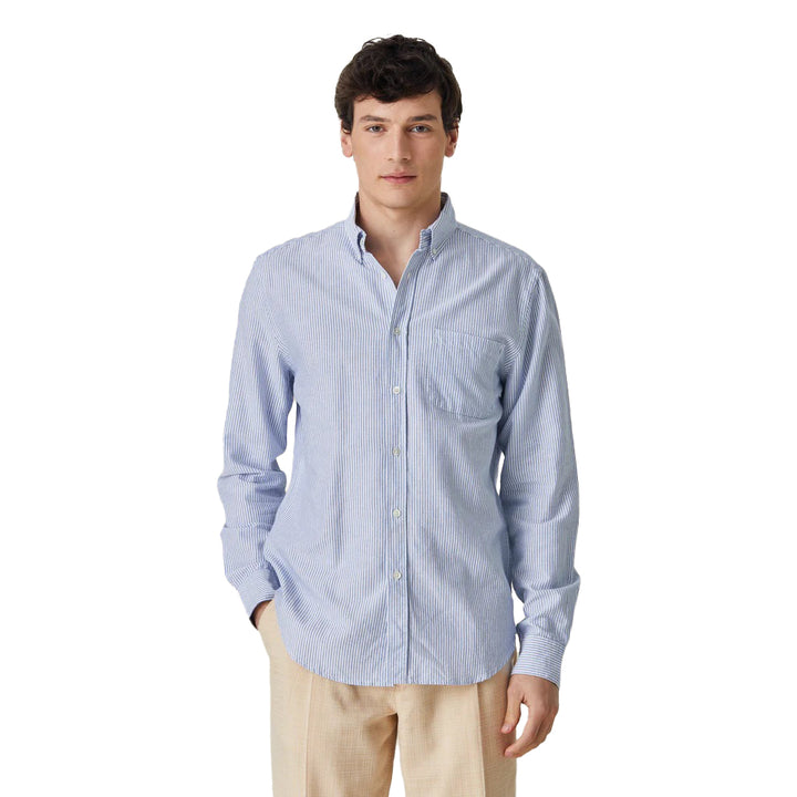 Belavista Classic Stripe Shirt Blue