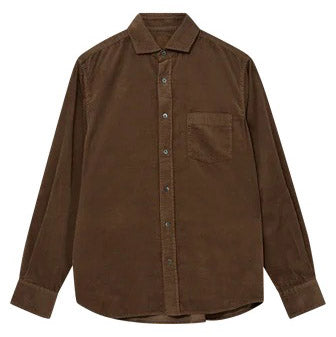 Alden Corduroy Shirt Brown Latte