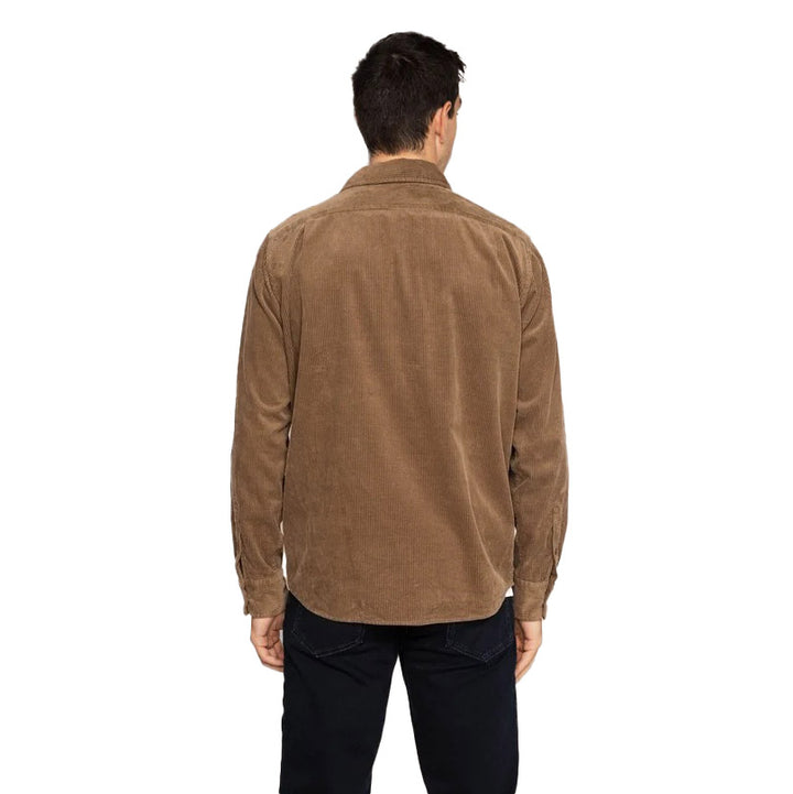 Alden Corduroy Shirt Brown Latte