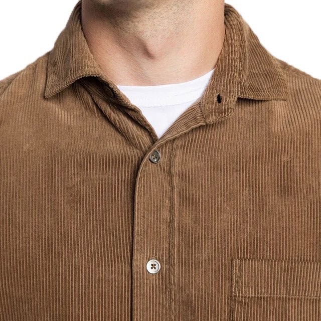 Alden Corduroy Shirt Brown Latte