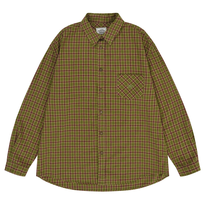 Kappy Design Nomad Plaid Shirt Green