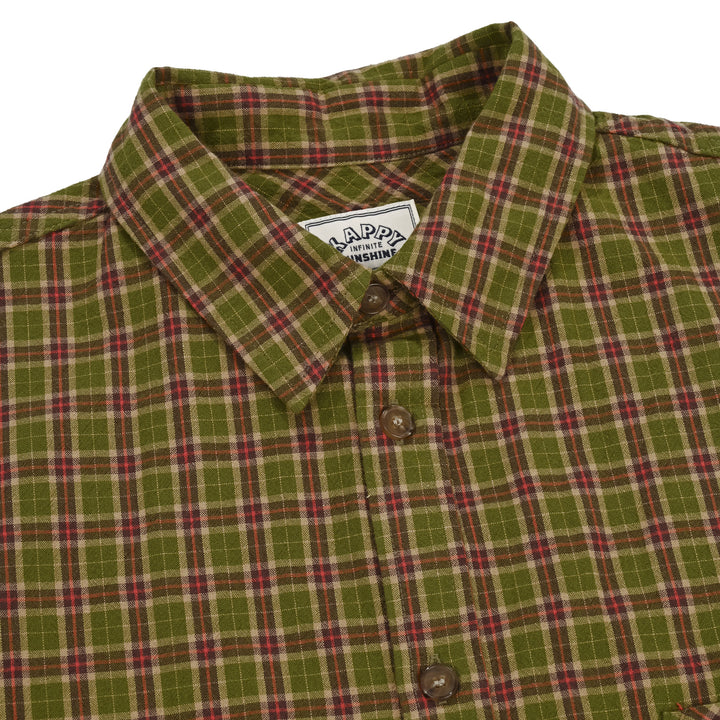 Kappy Design Nomad Plaid Shirt Green