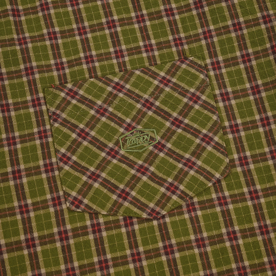 Kappy Design Nomad Plaid Shirt Green