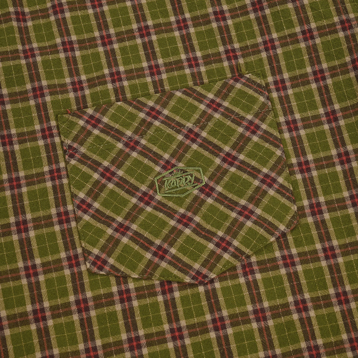 Kappy Design Nomad Plaid Shirt Green
