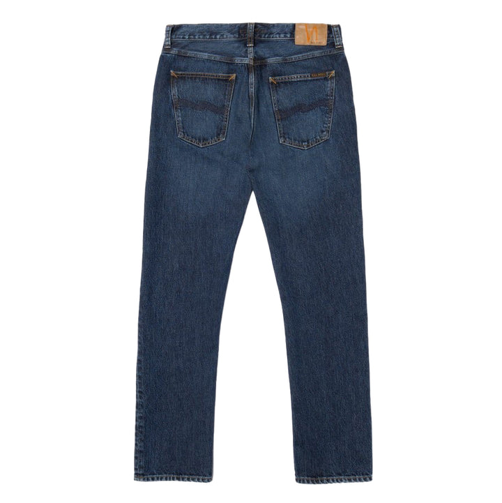 Nudie Jeans Gritty Jackson Blue Soil Back Image