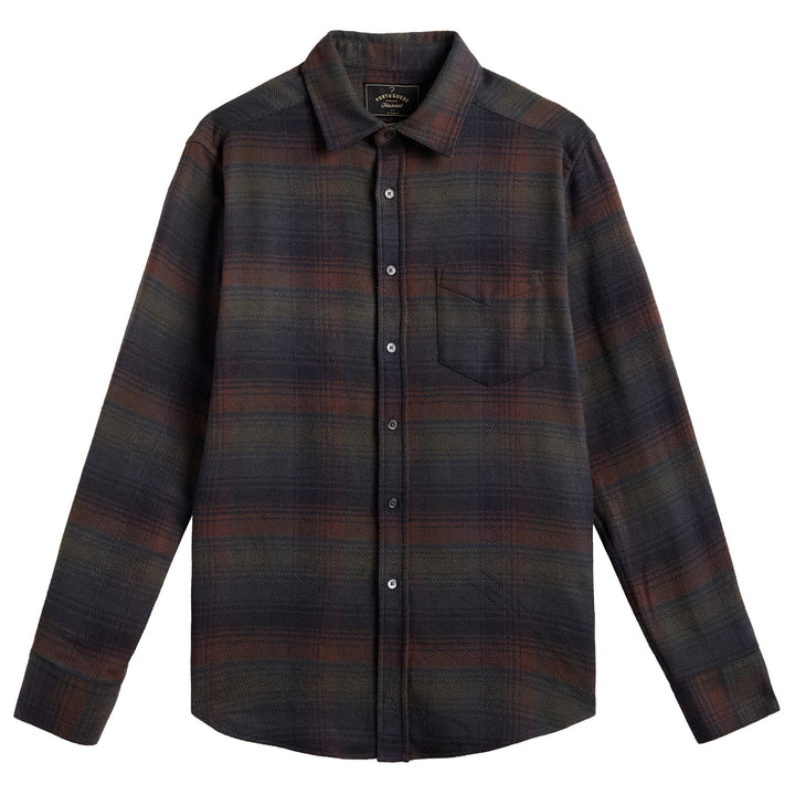 Portuguese Flannel Old Pine Shirt Green Multi