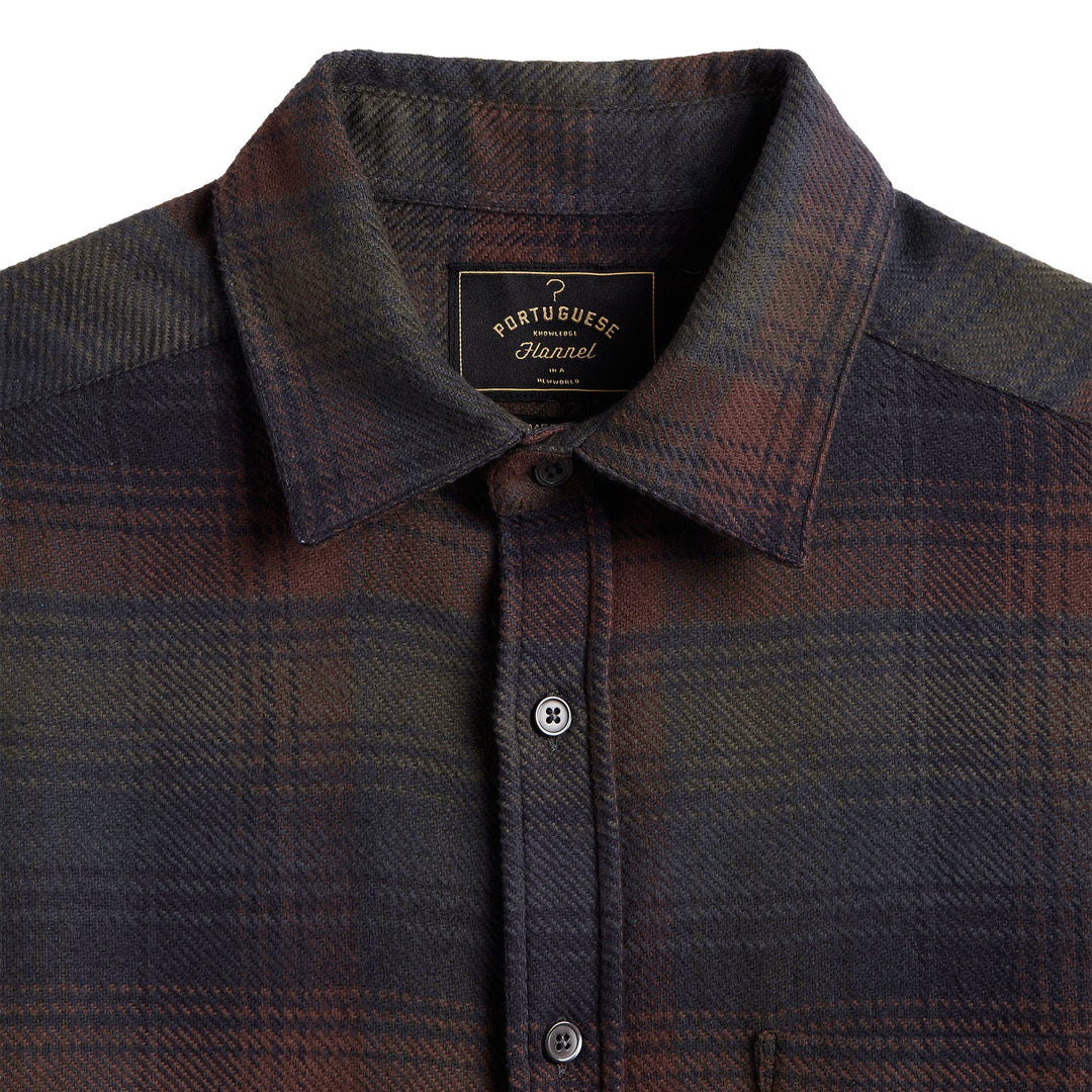 Portuguese Flannel Old Pine Shirt Green Multi