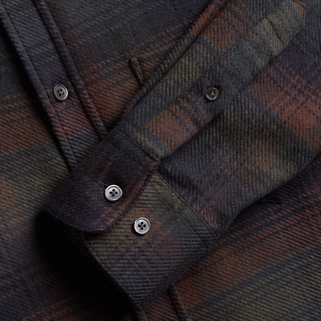 Portuguese Flannel Old Pine Shirt Green Multi