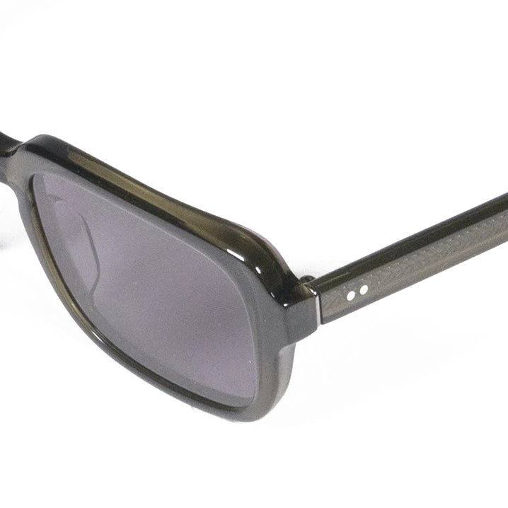 Oscar Deen Nelson Sunglasses Olive Close Up Image