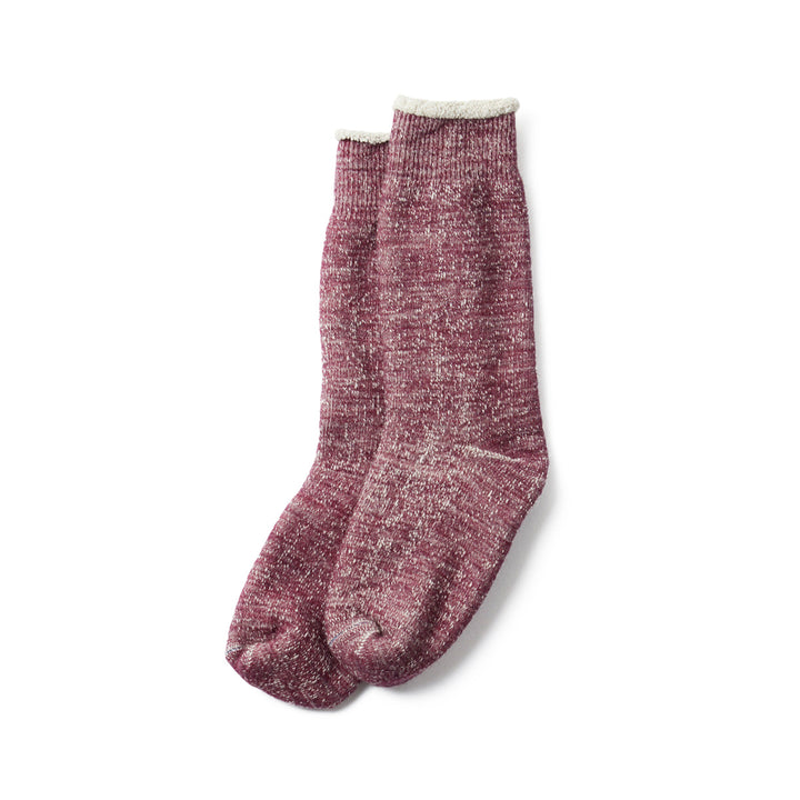 Double Face Crew Socks Grape