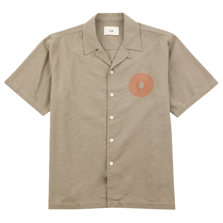 Sage Soft Collar Shirt Front