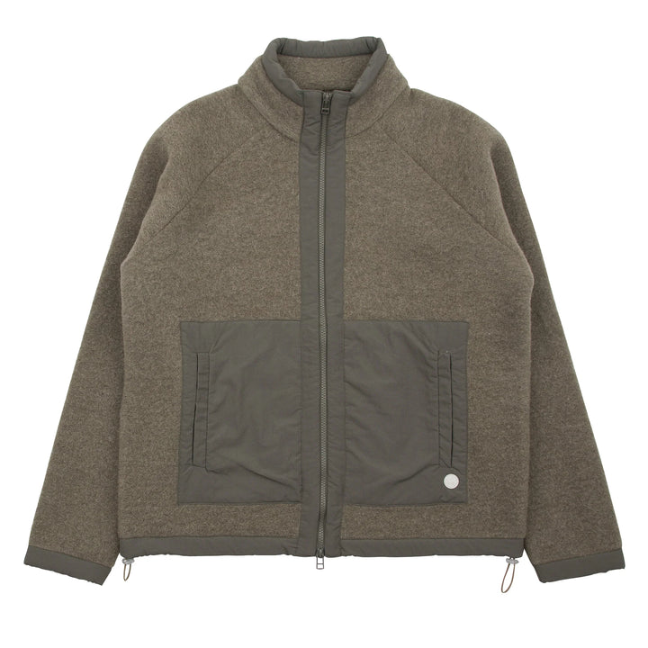 Signal Fleece Olive Wool Front View Image
