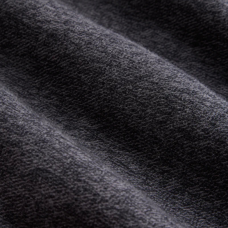 Portuguese Flannel Teca Grey Flannel Shirt Grey Fabric