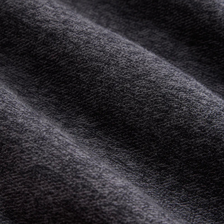 Portuguese Flannel Teca Grey Flannel Shirt Grey Fabric