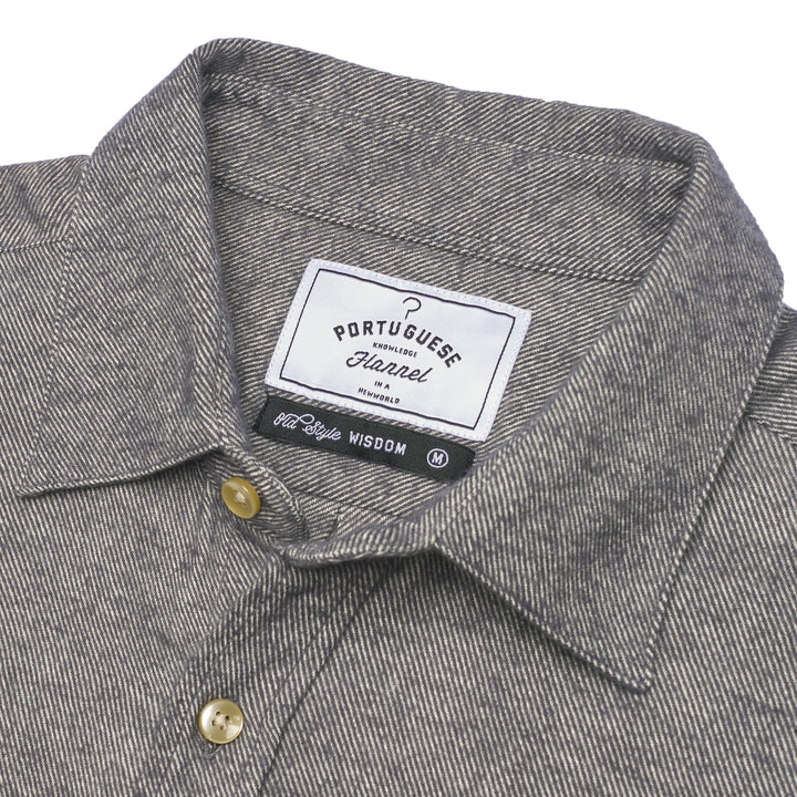 Teca Flannel Shirt Light Grey