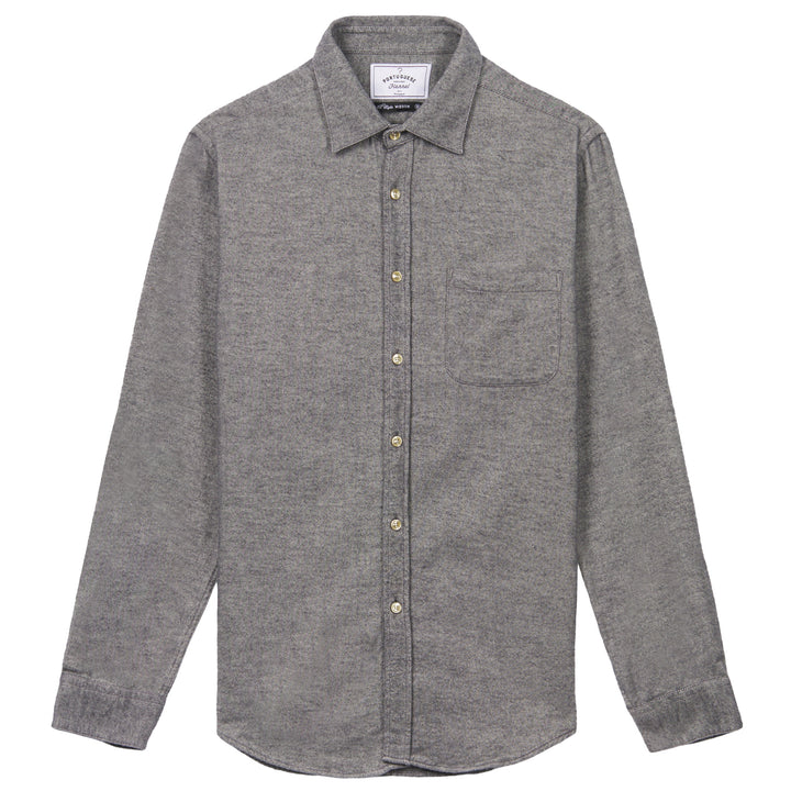 Teca Flannel Shirt Light Grey