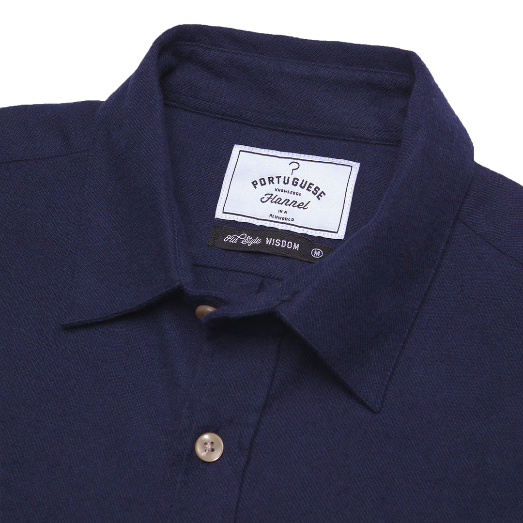 Teca Flannel Shirt Navy